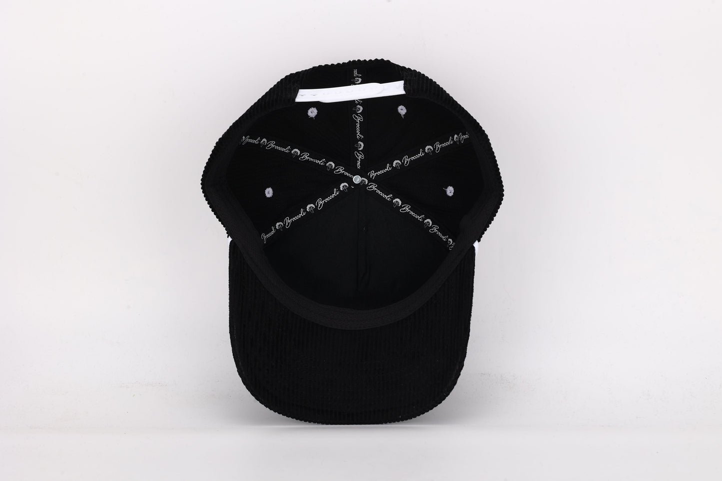 Black Corduroy Rope Hat