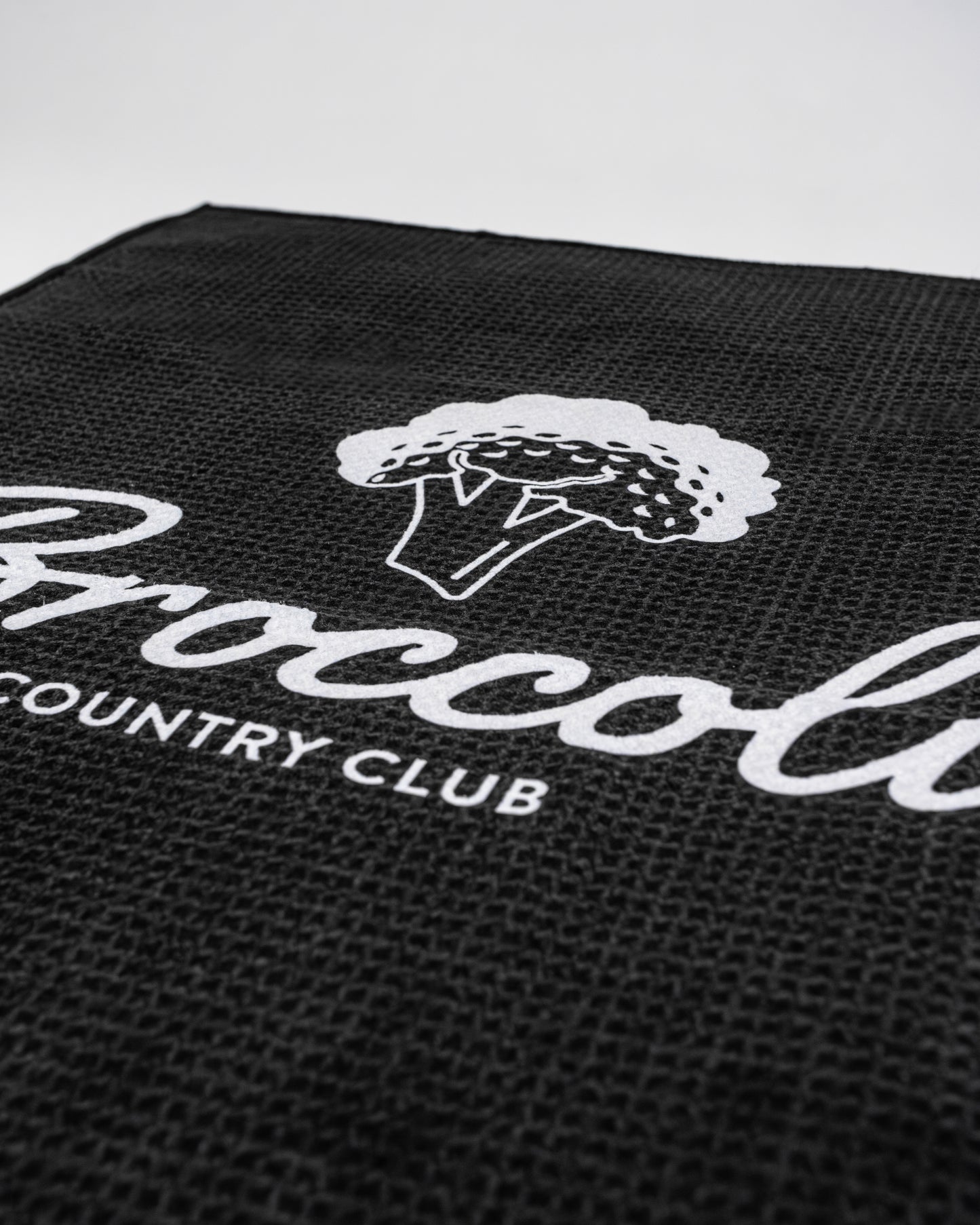 Microfiber Golf Towel + Magnet (Black/Charcoal)