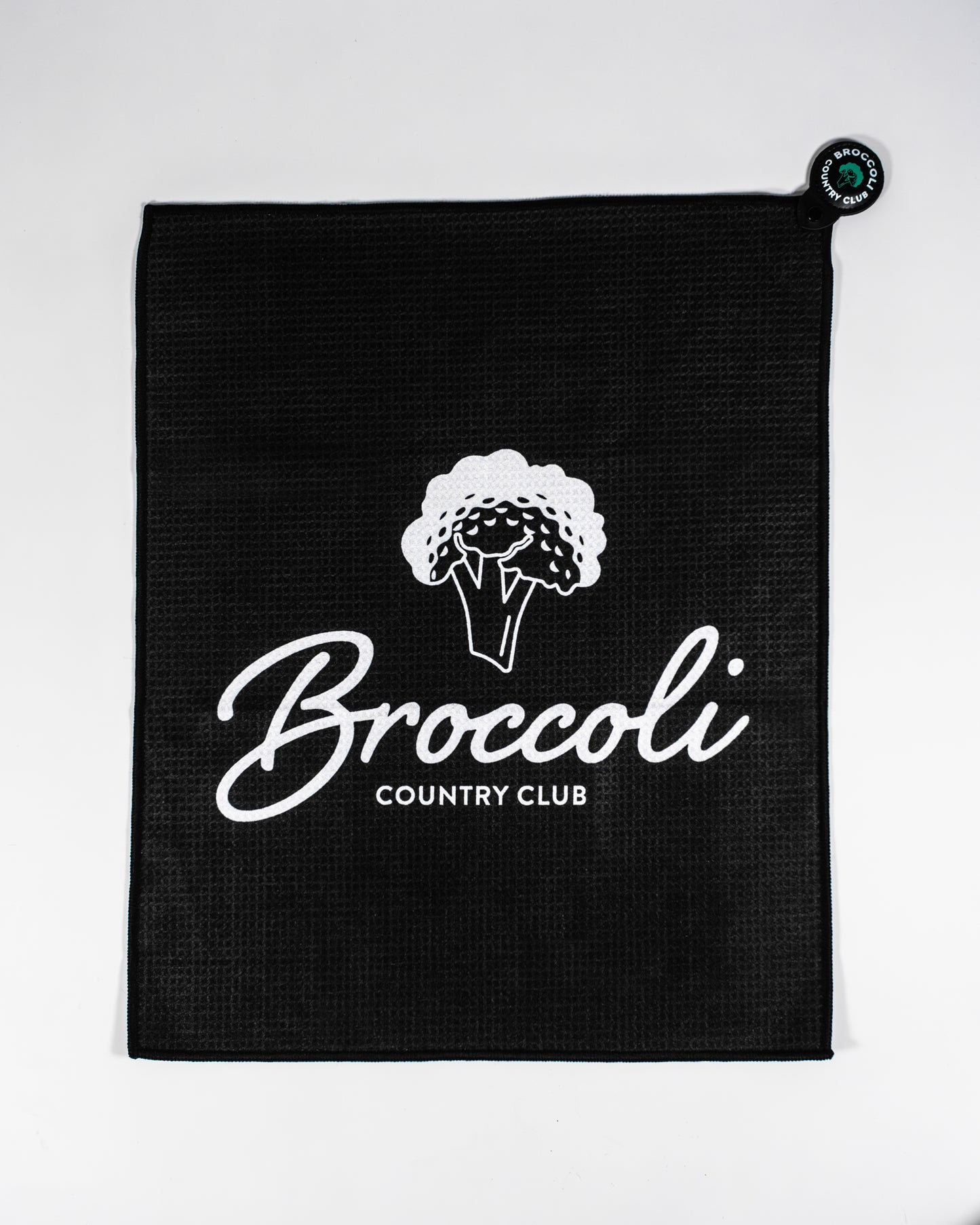 Microfiber Golf Towel + Magnet (Black/Charcoal)