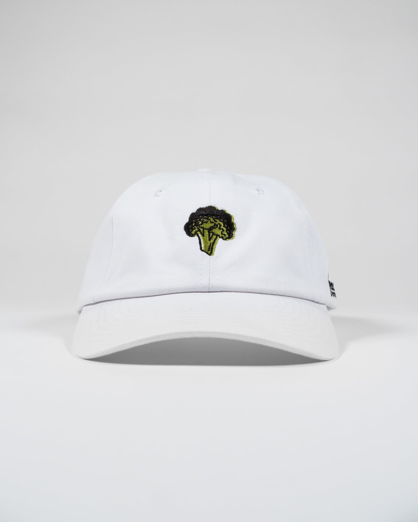 Classic Broccoli Dad Hat (White)