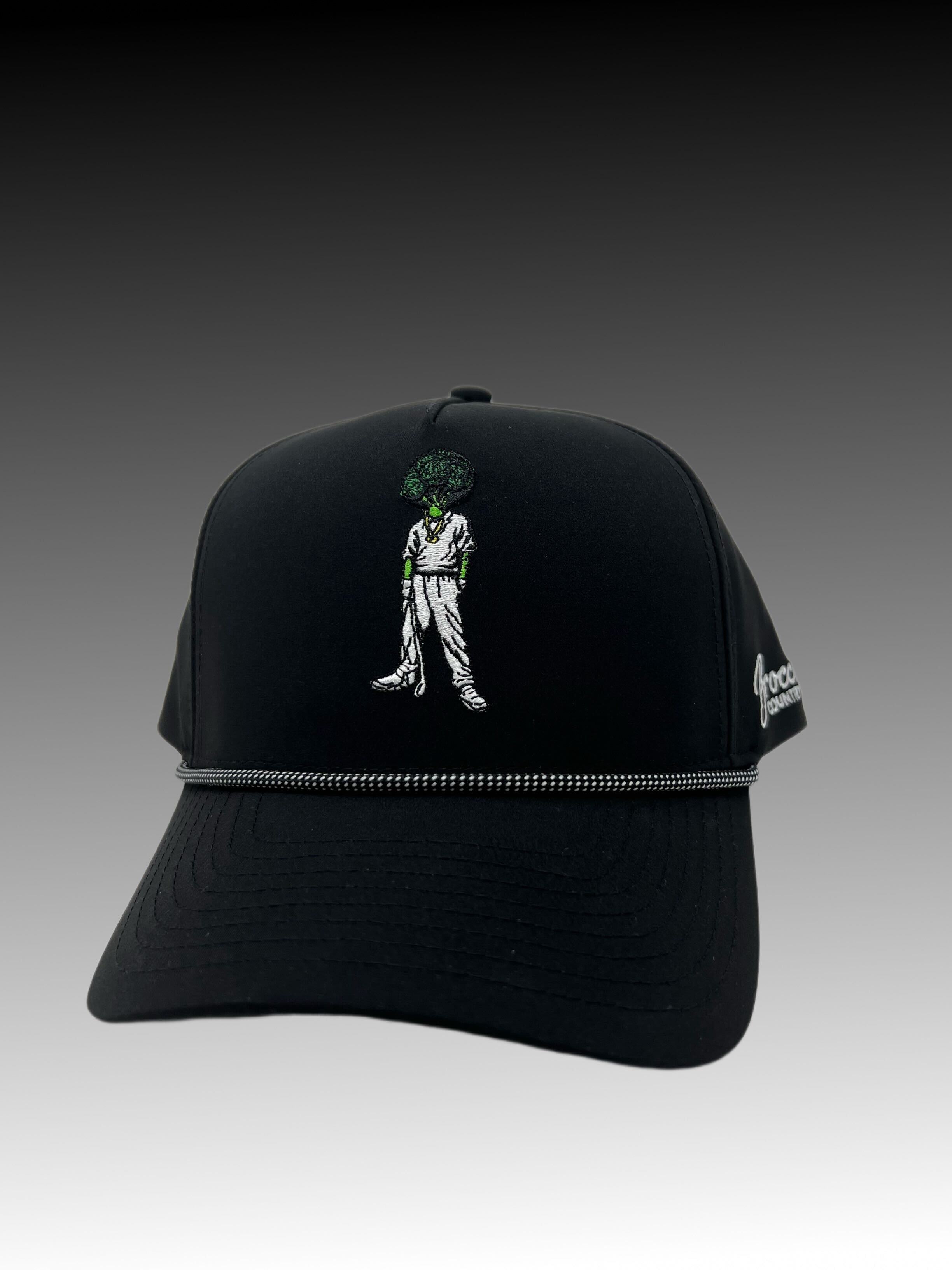 Broccoli Man Snapback Rope Hat (Black) – Broccoli Country Club